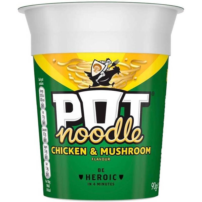 POT NOODLE CHICKEN AND MUSHROOM 90G