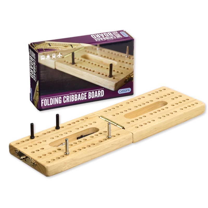 GIBSONS FOLDING CRIBBAGE BOARD