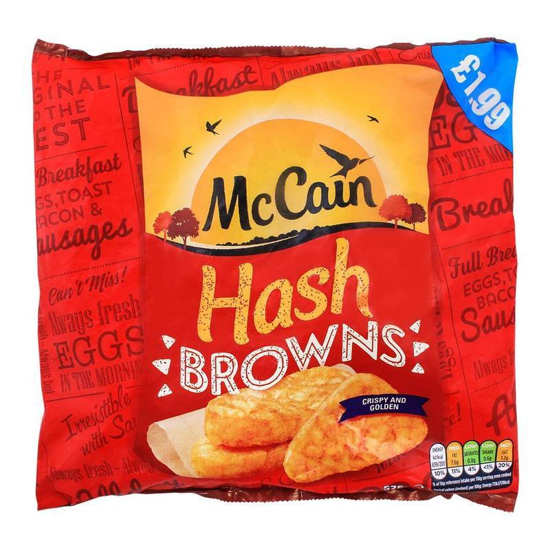 MCCAIN HASH BROWNS 625G