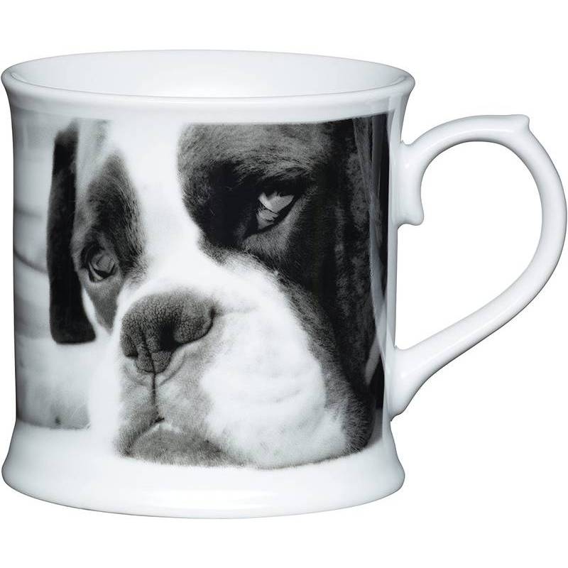 KitchenCraft Fine Porcelain Boxer Mug