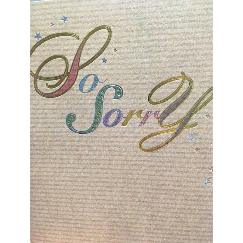 GREETING CARD - SO SORRY