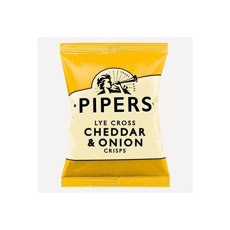 PIPERS CRISPS CHEDDAR & ONION 40G