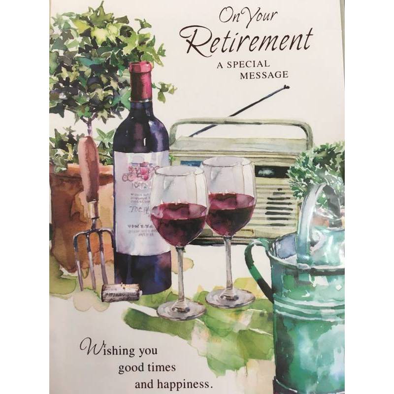 GREETING CARD - ON YOUR RETIREMENT