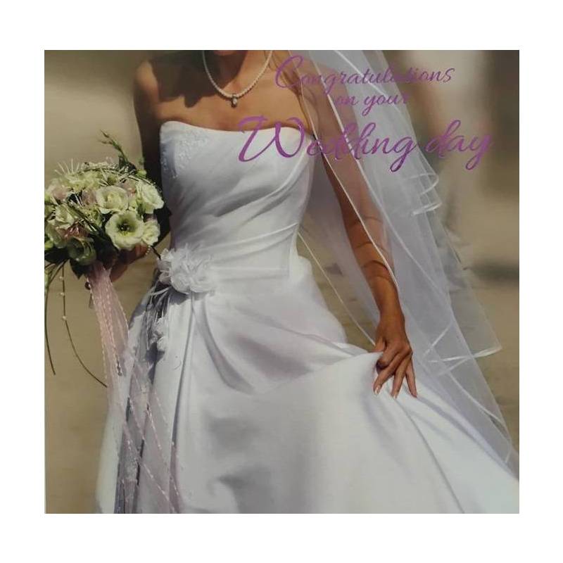 GREETING CARD - CONGRATULATIONS ON YOUR WEDDING DAY