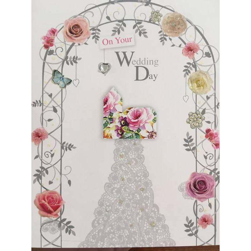 GREETING CARD - ON YOUR WEDDING DAY