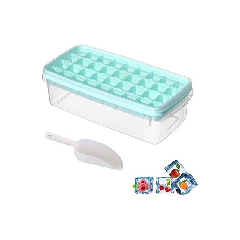 ICE CUBE TRAY WITH BOX AND SCOOP