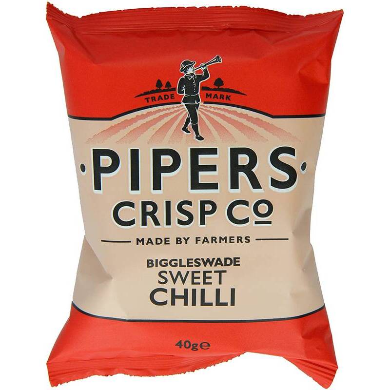 PIPERS SWEET CHILLI CRISPS 40G 