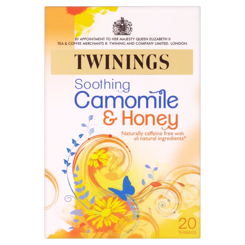 TWININGS CAMOMILE & HONEY HERBAL TEA 20S