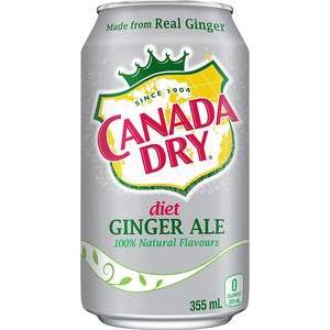 CANADA DRY DIET GINGER ALE 33CL