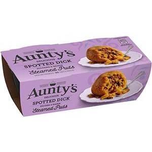 AUNTYS SPOTTED DICK PUDDING (2 X 100G) best by 21/06/2023