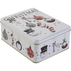 CHRISTMAS - FARMHOUSE BISCUITS BAUBLES BISCUIT TIN 400G