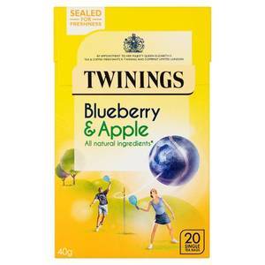TWININGS BLUEBERRY & APPLE HERBAL TEA 20S