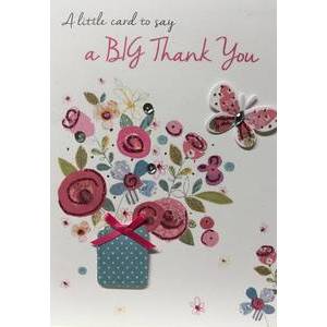 GREETING CARD - A LITTLE CARD TO SAY THANK YOU