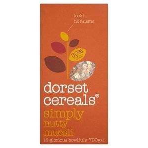 DORSET CEREALS® SIMPLY NUTTY MUESLI 560G best by 13/01/2023