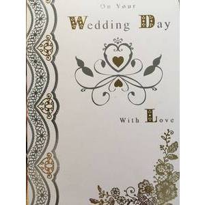 GREETING CARD - WEDDING DAY WITH LOVE