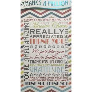 GREETING CARD - THANKS A MILLION