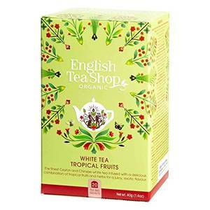 ENGLISH TEA SHOP Tè BIANCO CON FRUTTI TROPICALI 20 BUSTINE