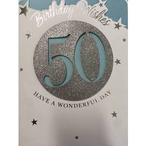 GREETING CARD - BIRTHDAY WISHES 50