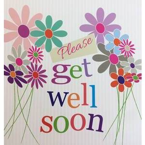 GREETING CARD PLEASE GET WELL SOON