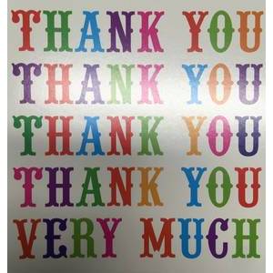 GREETING CARD - THANK YOU THANK YOU VERY MUCH