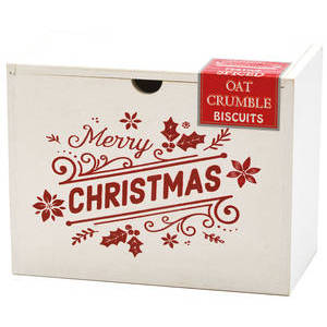 FARMHOUSE BISCUITS MERRY CHRISTMAS WHITE BOX 280G