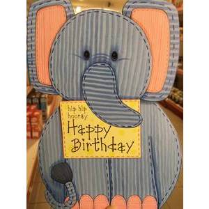 GREETING CARD - BIRTHDAY ELEPHANT