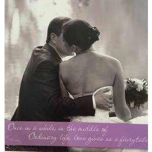 BIGLIETTO AUGURI - WEDDING ONCE IN A WHILE