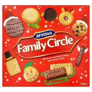 MCVITIE'S FAMILY CIRCLE MIXED BISCUITS 310G