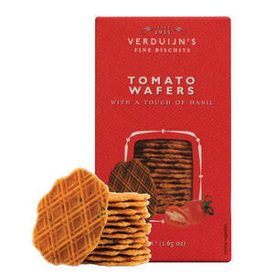 VERDUIJN'S WAFER/CRACKERS WITH  TOMATO AND BASIL 75G