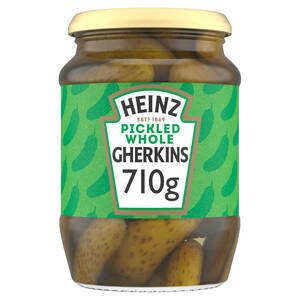 HEINZ WHOLE GHERKINS 710G