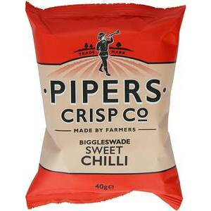 PIPERS SWEET CHILLI CRISPS 40G 