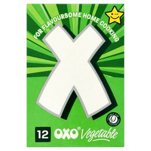 OXO 12 VEGETABLE STOCK CUBES 71G best by 12/2023